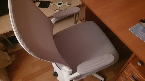 Компьютерное кресло Konfi light gray / blue / white фото покупателя 296