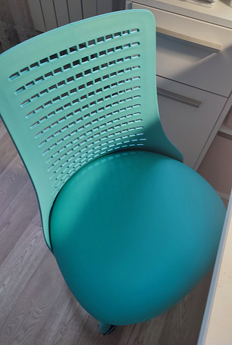 Компьютерное кресло Kiddy ткань серый фото покупателя 42