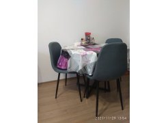 Стул на металлокаркасе Lilu dark grey / black фото покупателя 41