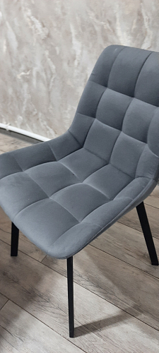 Стул на металлокаркасе Челси бежевый / белый каркас фото покупателя 243