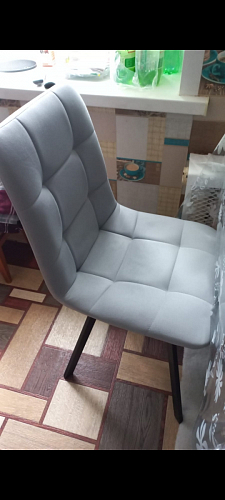 Комплект стульев Чилли 2 шт бежевый / черный фото покупателя 1273