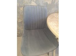 Стул на металлокаркасе Вейв светло-серый (hl 63) / 10К черный каркас фото покупателя 65