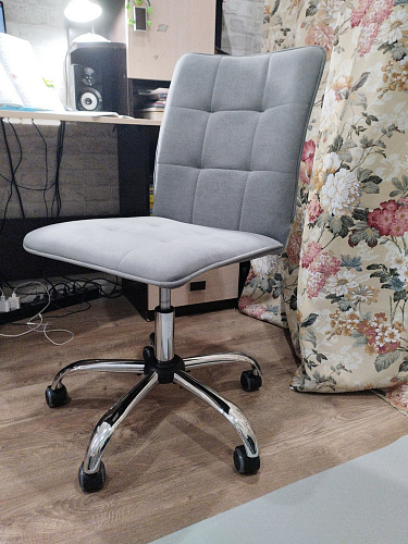 Компьютерное кресло One/Ван флок бежевый 7 фото покупателя 99