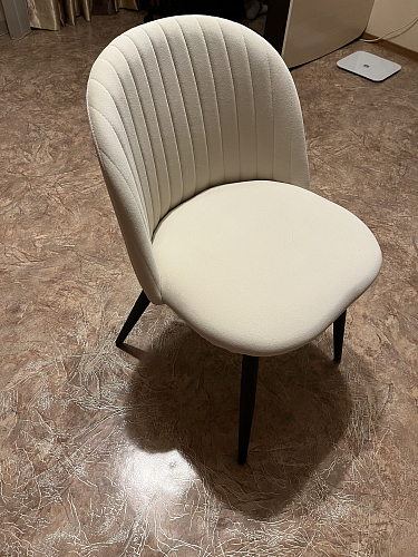 Стул на металлокаркасе Gabi latte / gold / black фото покупателя 902