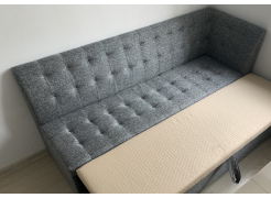 Кухонный диван Бриз правый коричневый велюр фото покупателя 3