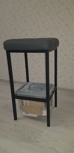 Барный стул Лофт линкольн белый / белый матовый фото покупателя 220