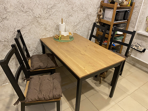 Обеденная группа Sonata/Соната антик / графит фото покупателя 58