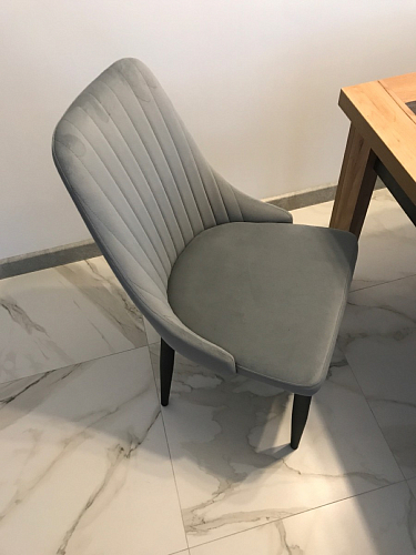 Стул на металлокаркасе Kora black / gray фото покупателя 132