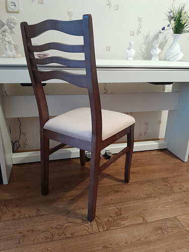 Деревянный стул Амадиу темно-коричневый фото покупателя 1