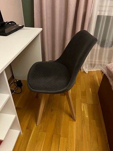 Деревянный стул Bonuss dark gray фото покупателя 95