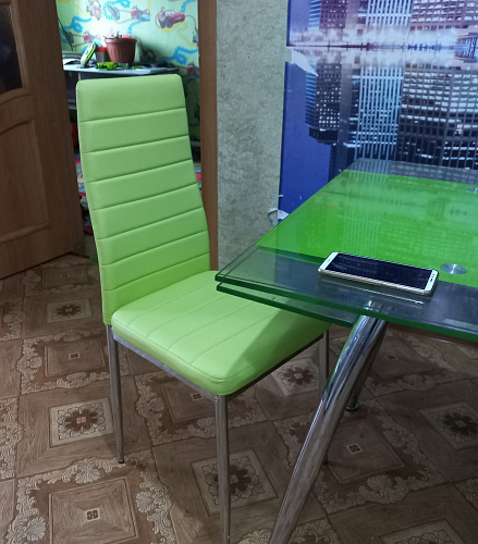 Стул на металлокаркасе DC2-001 green / black фото покупателя 16