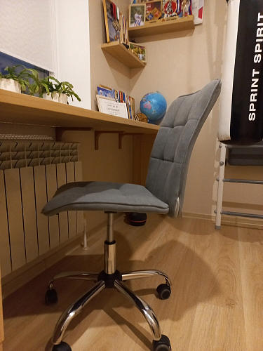 Компьютерное кресло One/Ван флок молочный 4 фото покупателя 96