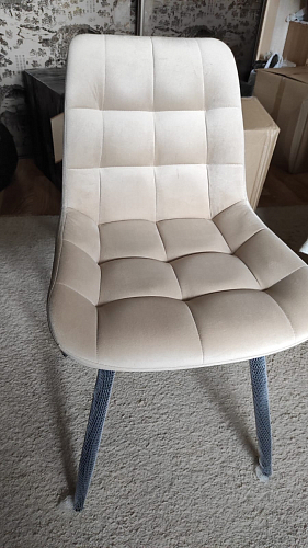 Стул на металлокаркасе Челси К крутящийся бирюзовый / черный фото покупателя 34