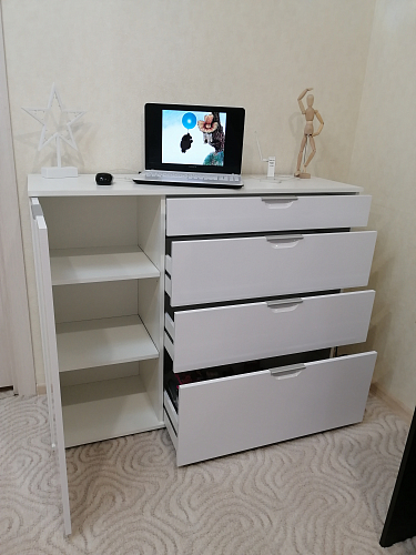 Комод Кастор дуб сонома / мокко фото покупателя 11