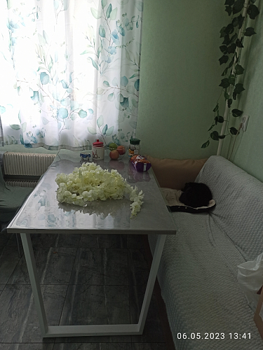 Деревянный стол Лота Лофт 140х80 дуб крафт табачный / черный матовый фото покупателя 971