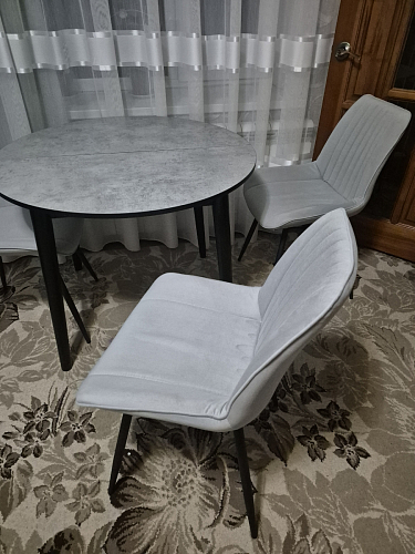 Стул на металлокаркасе Седа К кирпичный / черный фото покупателя 212