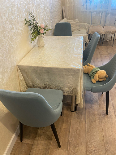 Стул на металлокаркасе Kora dark gray / black фото покупателя 16