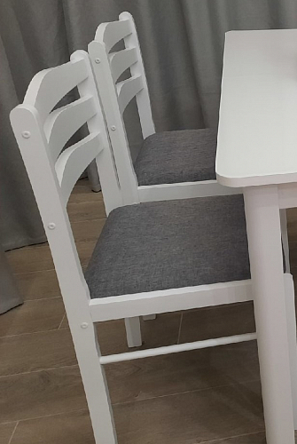 Стул деревянный Camel white / light grey фото покупателя 24