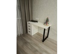 Стол С-400 белый структурный / меренга фото покупателя 1