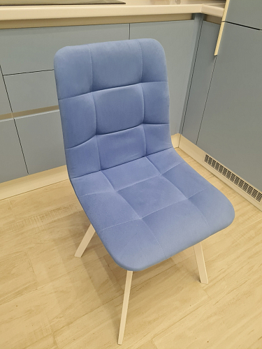 Стул на металлокаркасе Чилли К черный / зеленый фото покупателя 640