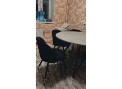 Стул на металлокаркасе Gabi gray / black фото покупателя 556