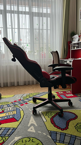 Компьютерное кресло Racer черный / красный / бежевый фото покупателя 80