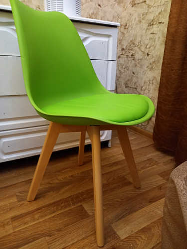 Стул Bonuss blue / wooden legs фото покупателя 79