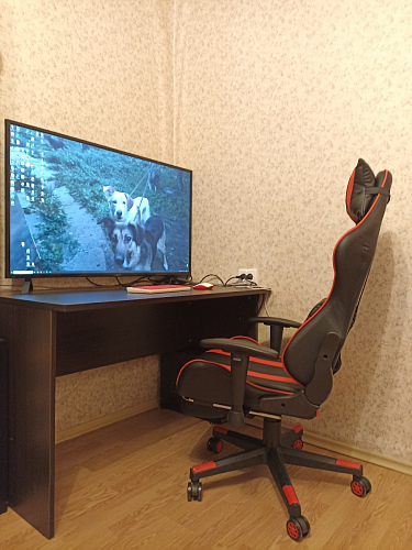 Компьютерное кресло Corvet black / red фото покупателя 18