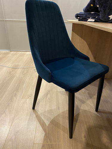 Стул на металлокаркасе Kora beige / black фото покупателя 479