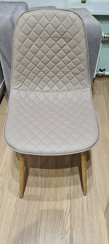 Стул на металлокаркасе Capri dark beige / white фото покупателя 75