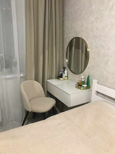 Стул на металлокаркасе Gabi dark beige / black / silver фото покупателя 518