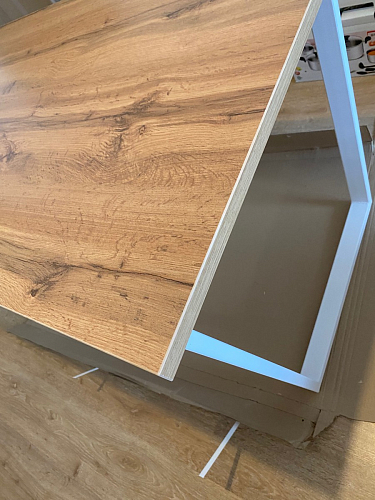 Деревянный стол Лота Лофт 120x75 дуб крафт табачный / черный матовый фото покупателя 511