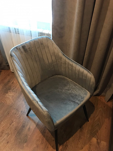 Стул на металлокаркасе Slam dark beige фото покупателя 132