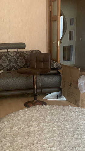 Барный стул Paskal black / chrome фото покупателя 2