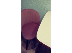 Стул на металлокаркасе Gabi blue / black фото покупателя 165