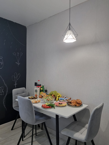 Стул на металлокаркасе Чилли черный / зеленый фото покупателя 907