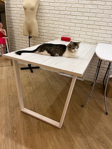 Деревянный стол Лота Лофт 120x75 дуб крафт табачный / черный матовый фото покупателя 907