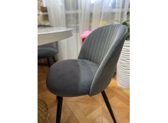 Стул на металлокаркасе Gabi 1 gray / black фото покупателя 346