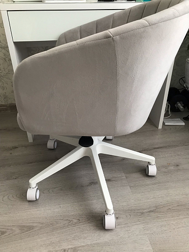 Компьютерное кресло Тибо confetti chocolate / белый фото покупателя 144