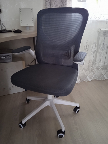 Компьютерное кресло Konfi dark gray / pink / white фото покупателя 2