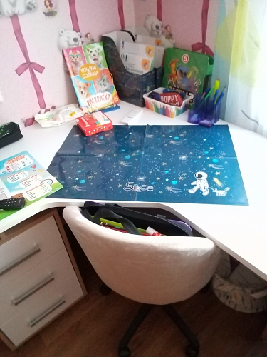 Компьютерный стол Лайт-2 120 см угловой дуб сонома / белый фото покупателя 19