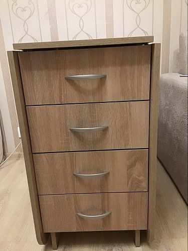 Стол-книжка Глория 606 М с ящиками дуб сонома фото покупателя 19