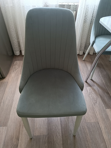 Стул на металлокаркасе Kora light blue / white фото покупателя 269