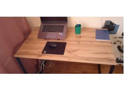 Письменный стол Клер Лофт черный матовый / бетон фото покупателя 8