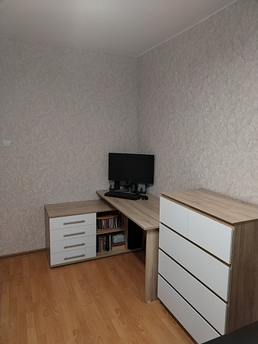 Компьютерный стол КСТ-109П правый дуб сонома / белый фото покупателя 101