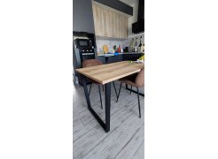 Стол Лота Лофт 140 25 мм черный матовый / бетон фото покупателя 455