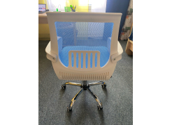 Компьютерное кресло Ergoplus белое / голубое фото покупателя 31