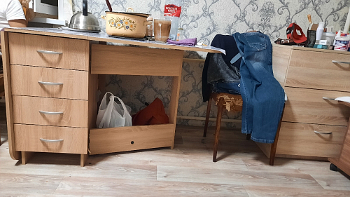 Стол-книжка Глория 606 М с ящиками дуб сонома фото покупателя 64