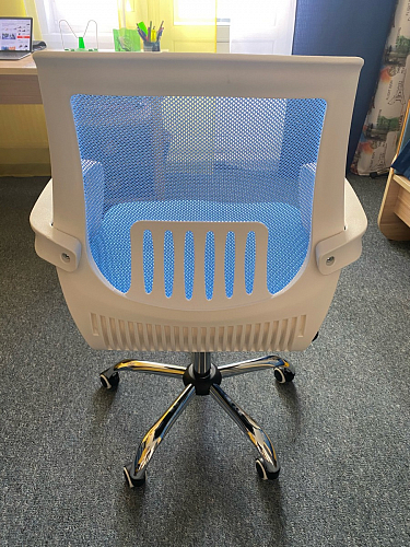 Компьютерное кресло Ergoplus blue / gray / white фото покупателя 32