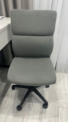 Компьютерное кресло Benefit/Бенефит флок бежевый 7 фото покупателя 52